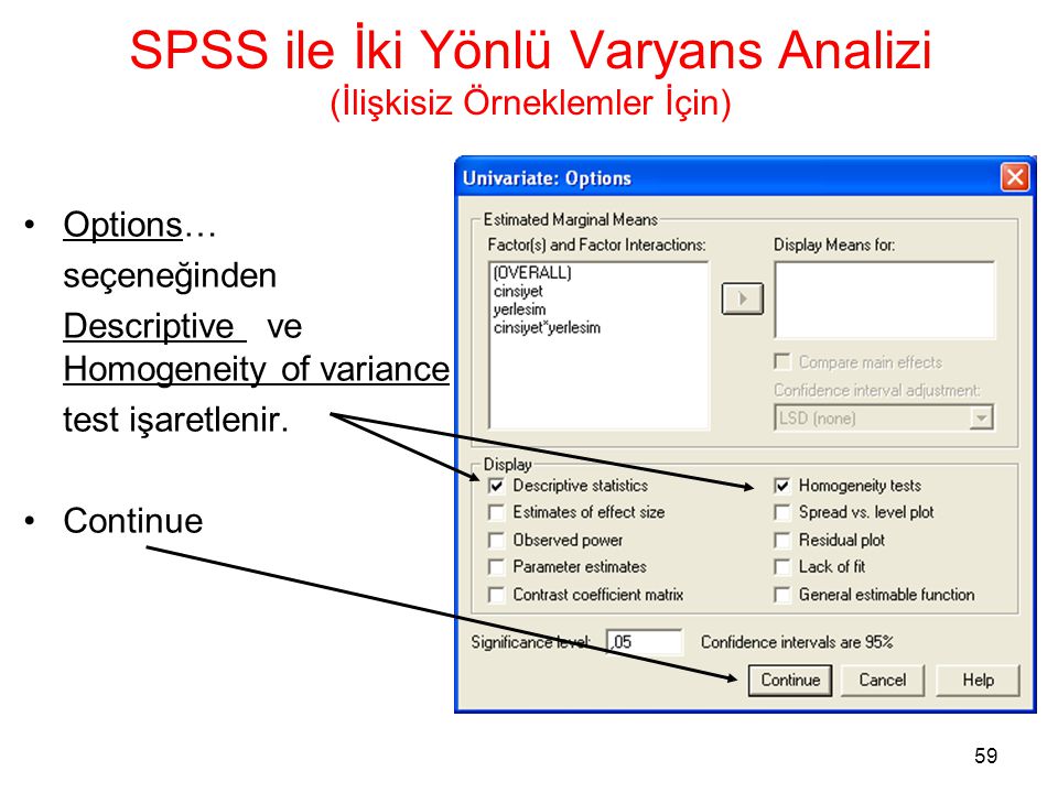 VARYANS ANALİZİ ppt indir